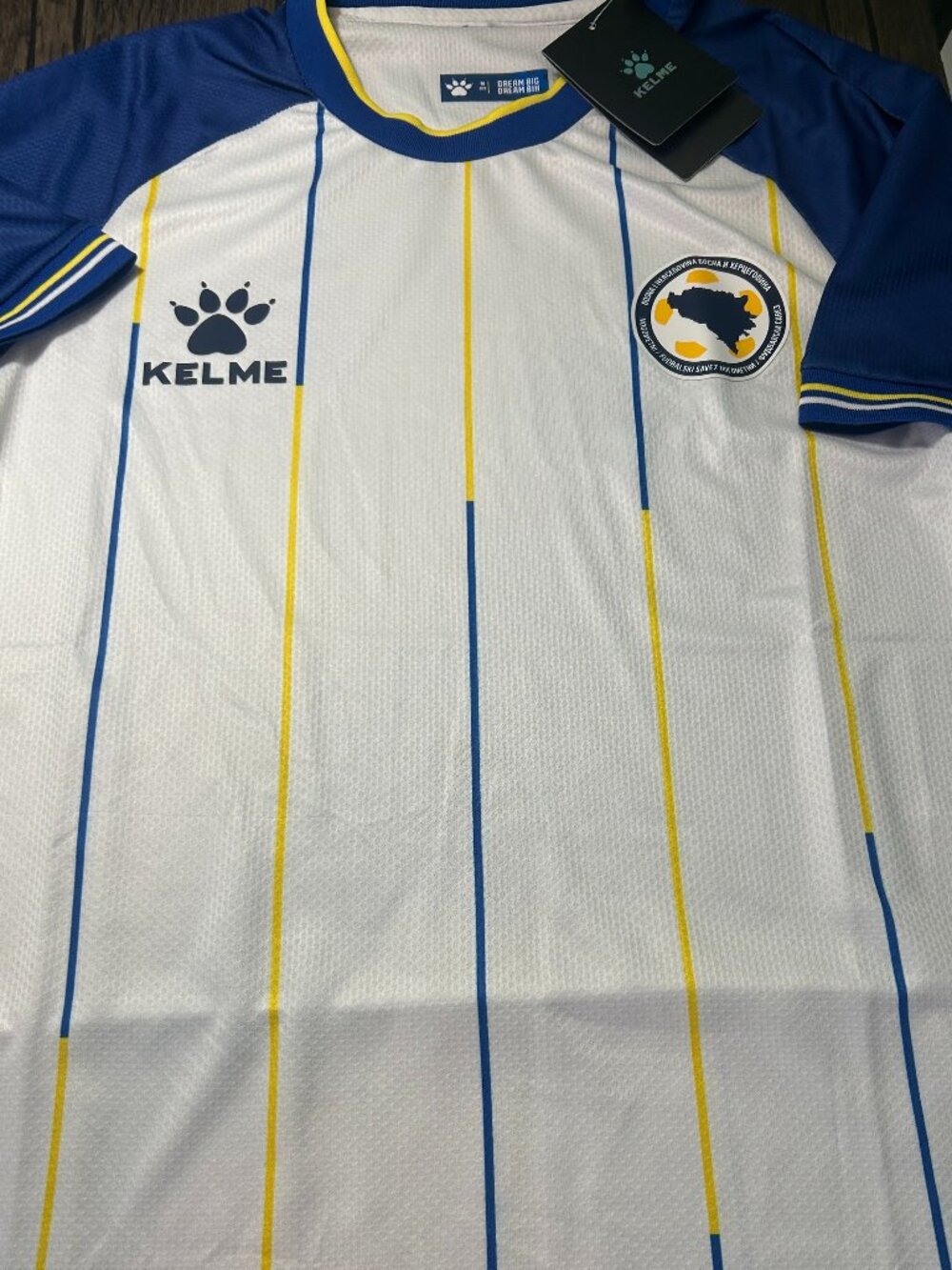 Kelme BOSNIA & HERZEGOVINA National Team Men's JERSEY Sz M,L,XL,2XL New w tags